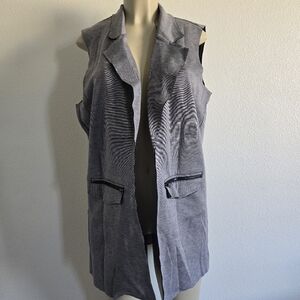 Gray Sleeveless Women's Jacket